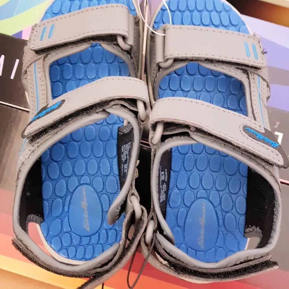 Eddie Bauer Rocky Blue Gray River Sandals Size 12